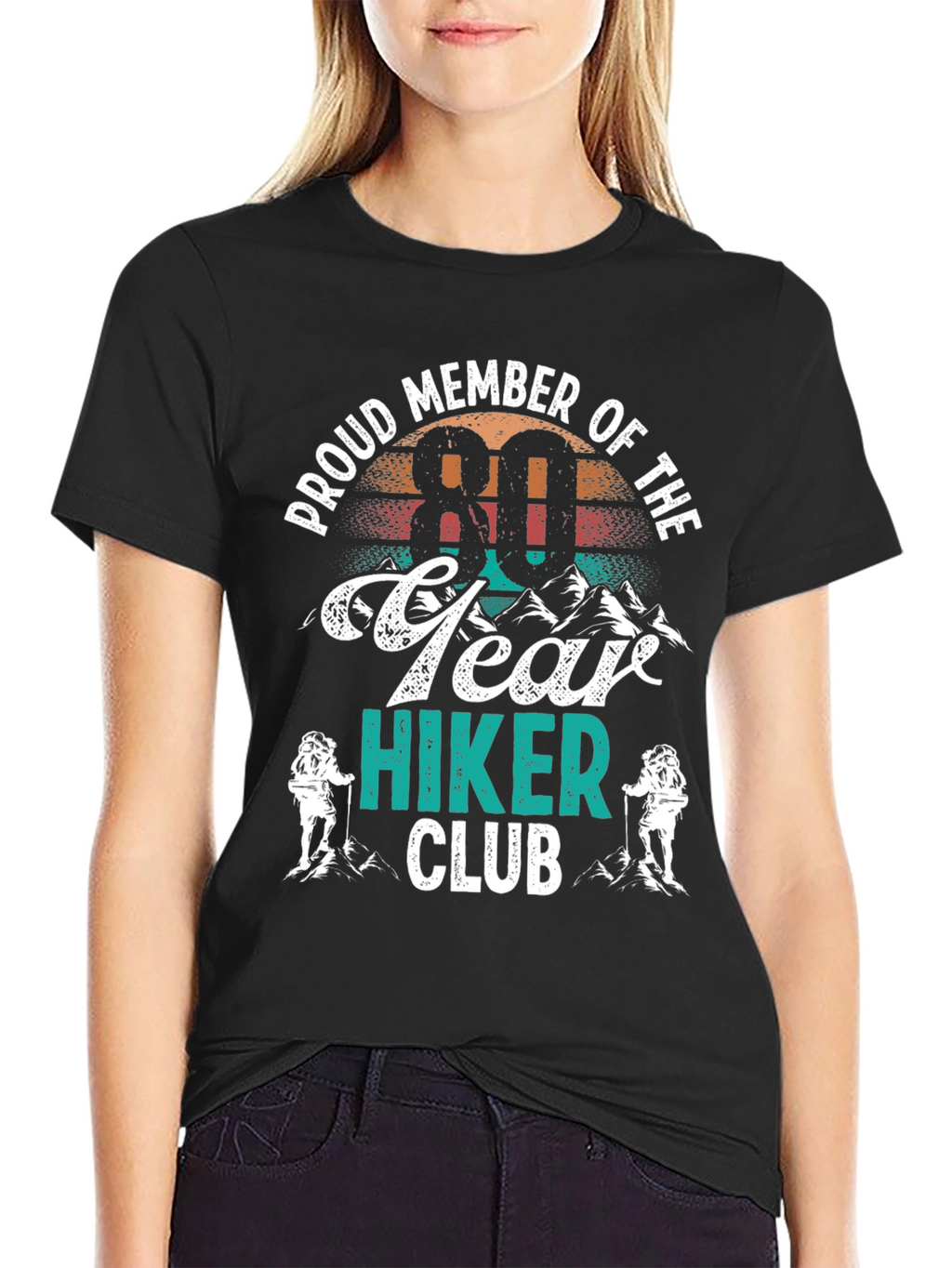 80 Year Hiker Club T-Shirt