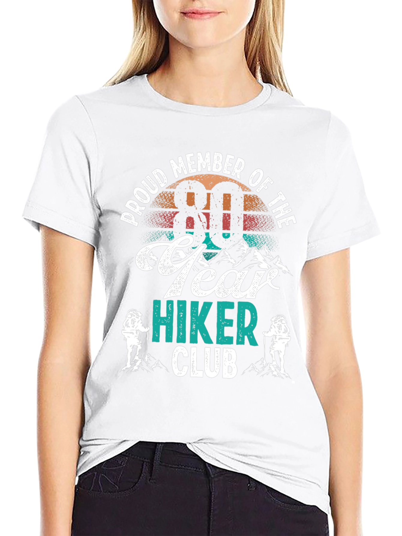 80 Year Hiker Club T-Shirt