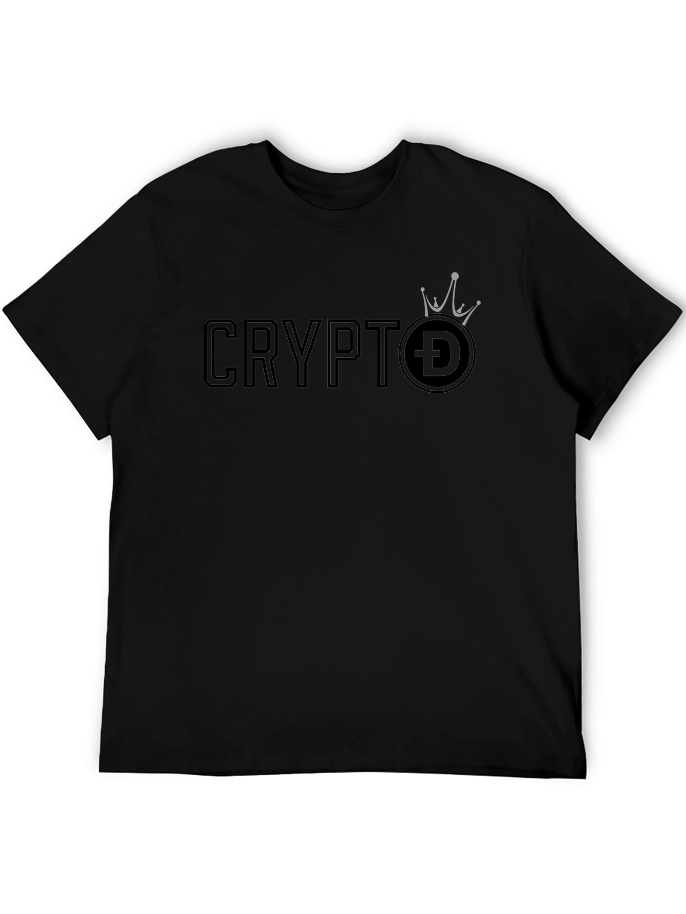 Crypto Doge Crown T-Shirt – Stylish Crypto Lover Graphic Tee