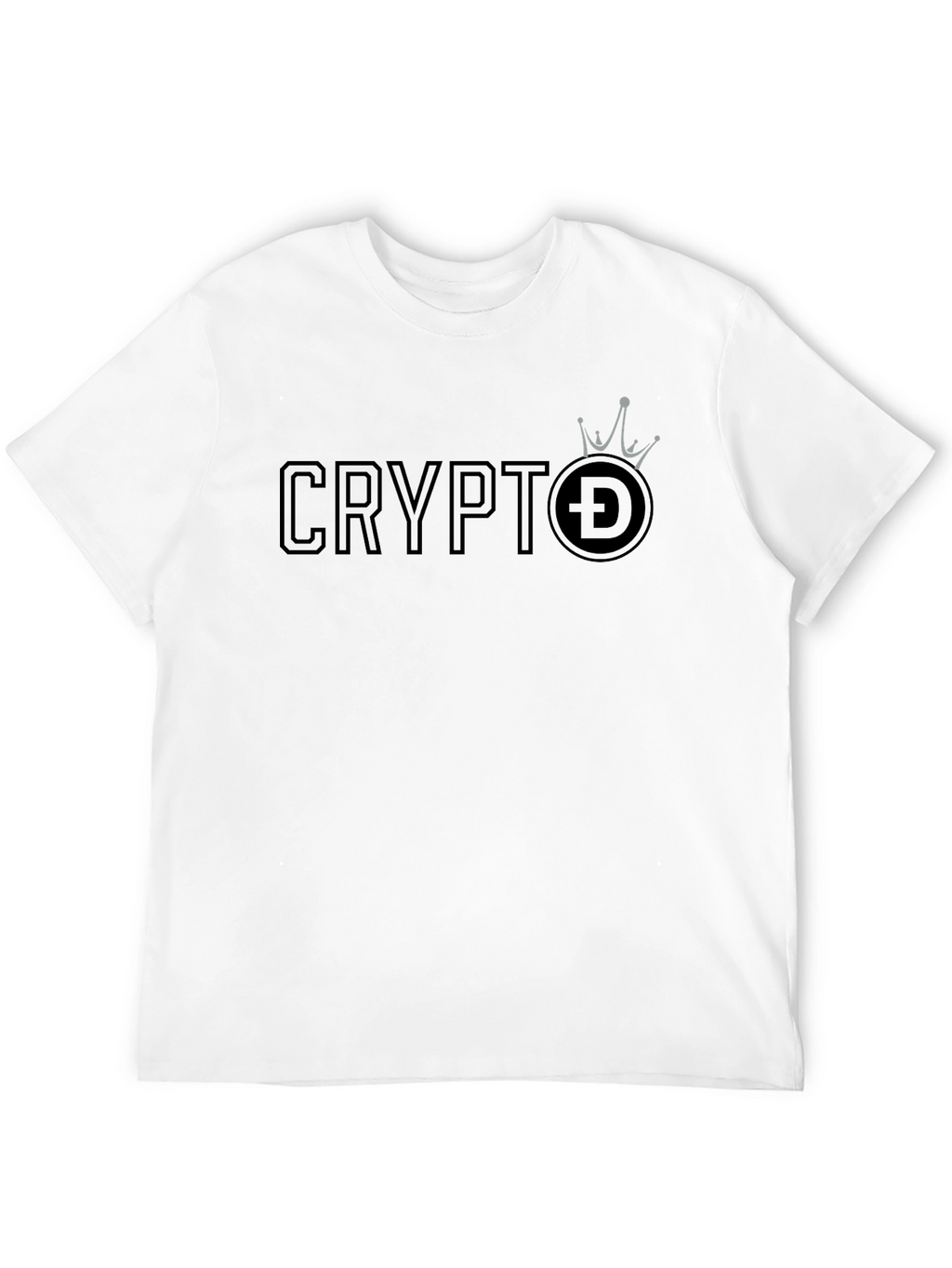 Crypto Doge Crown T-Shirt – Stylish Crypto Lover Graphic Tee