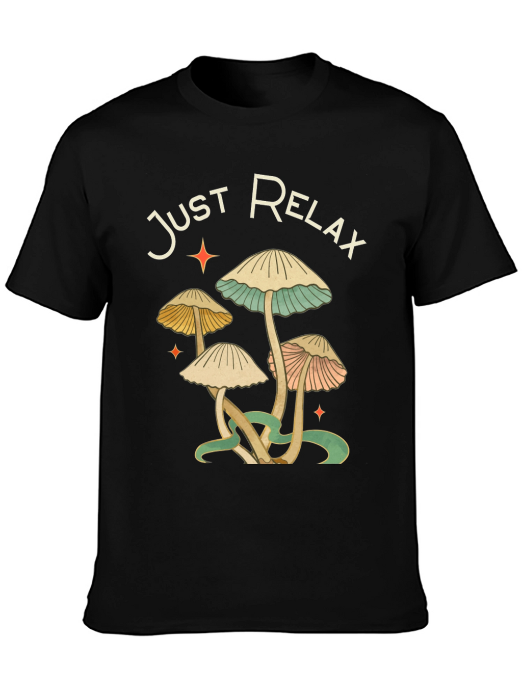 Just Relax Mushroom Graphic Tee