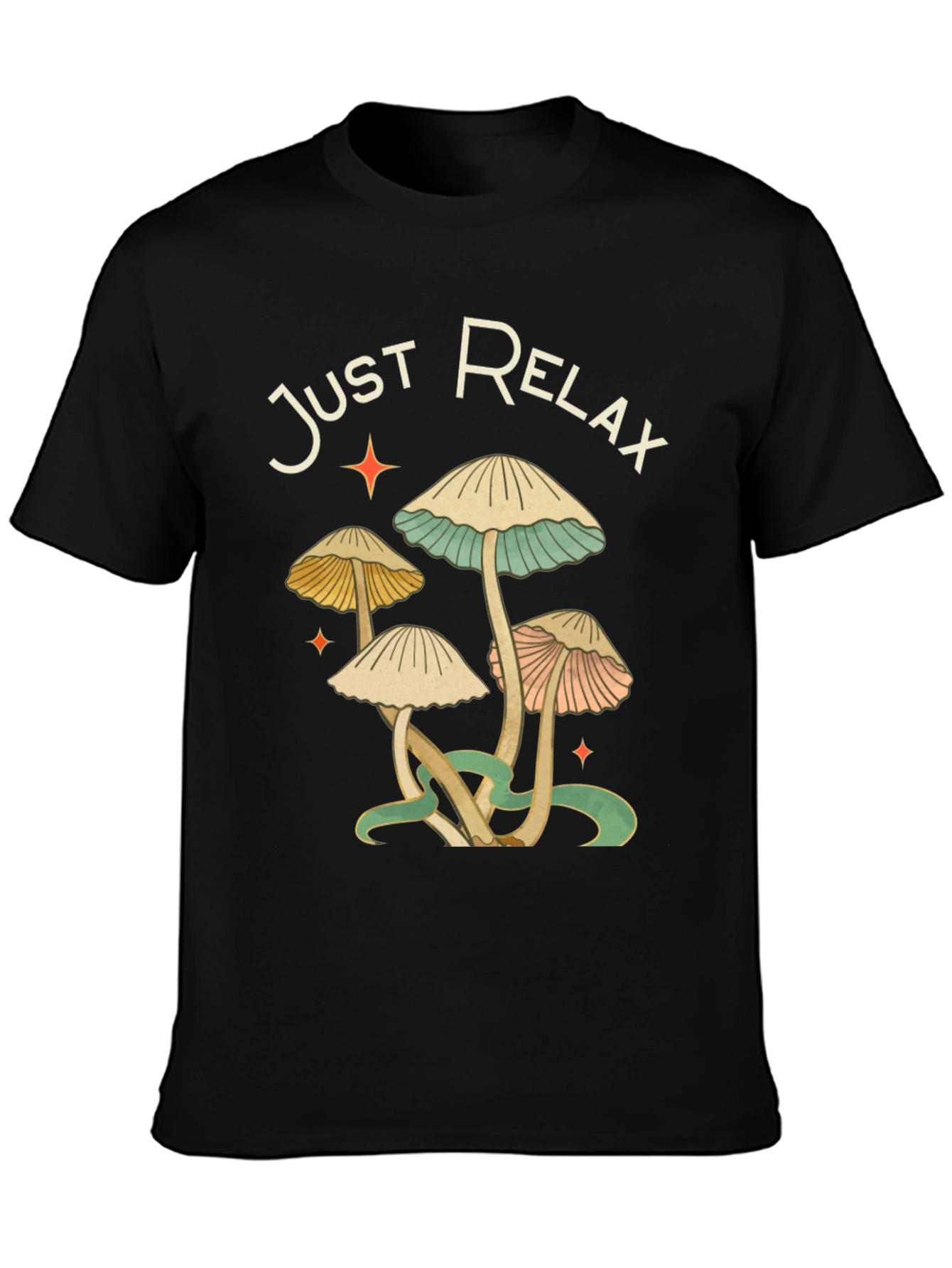 Just Relax Mushroom Graphic Tee