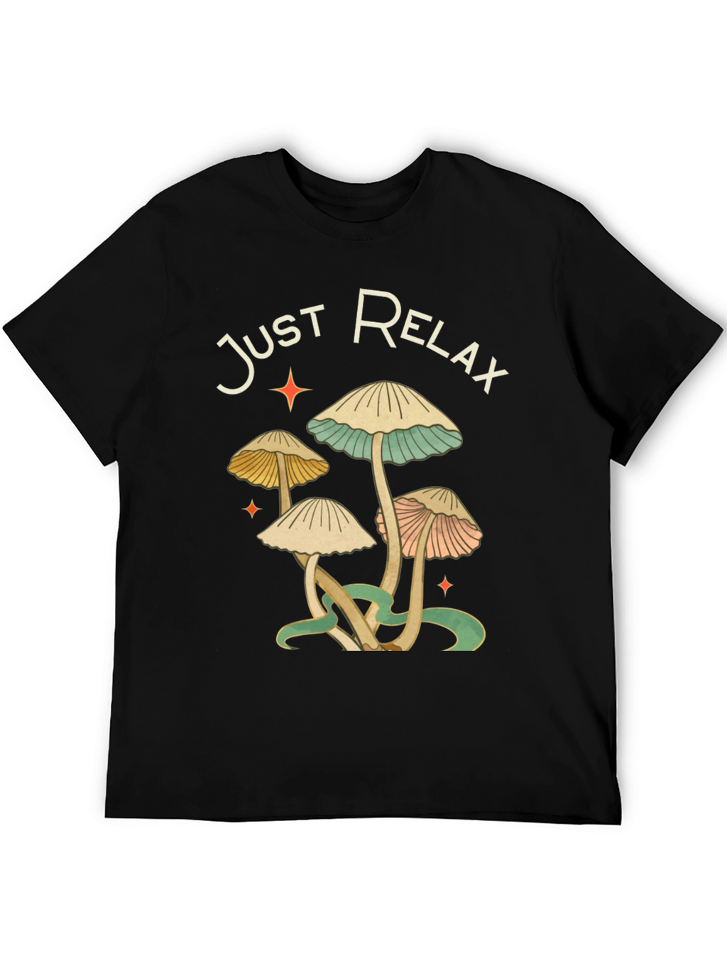 Just Relax Mushroom Graphic Tee