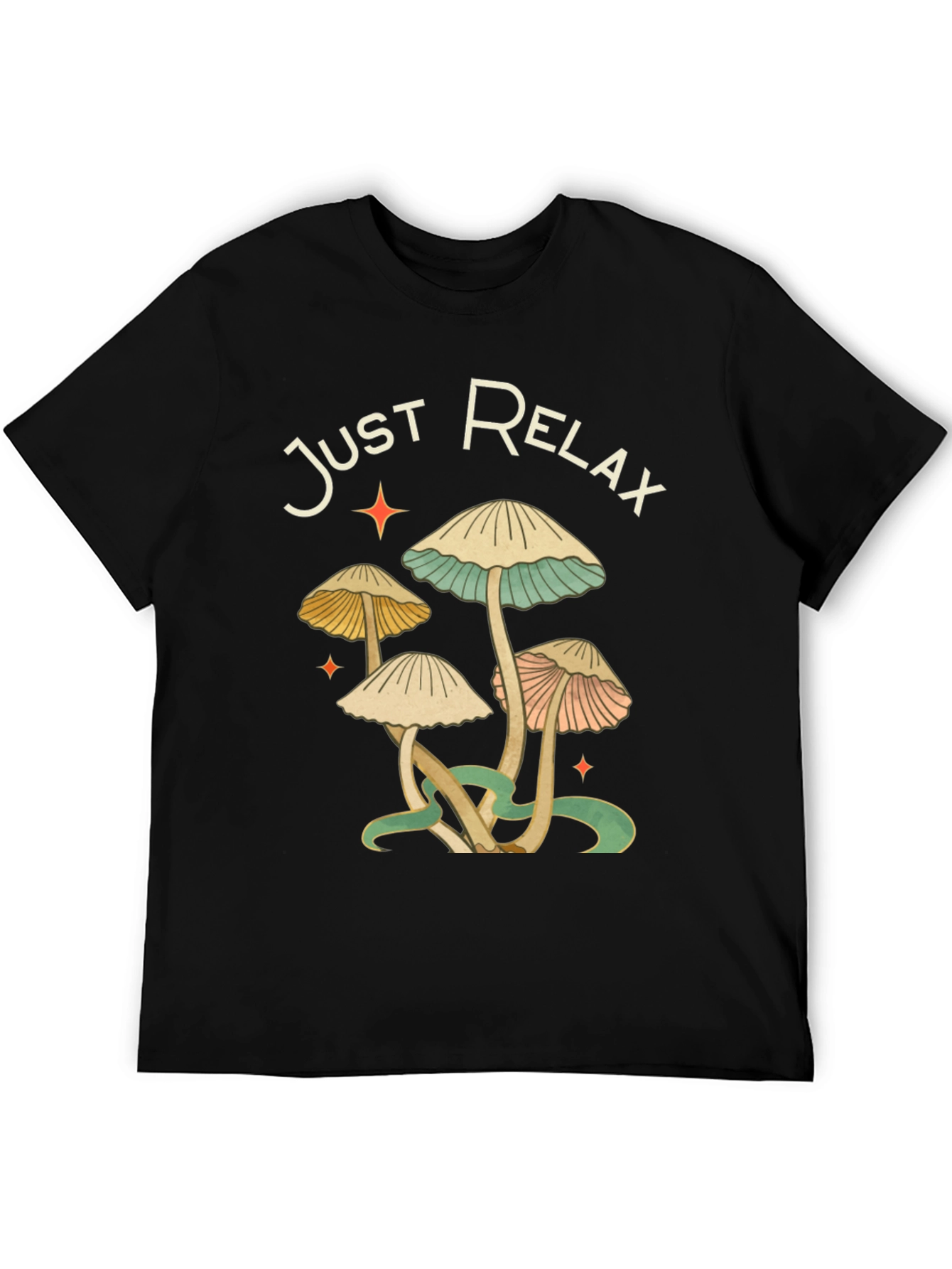 Just Relax Mushroom Graphic Tee