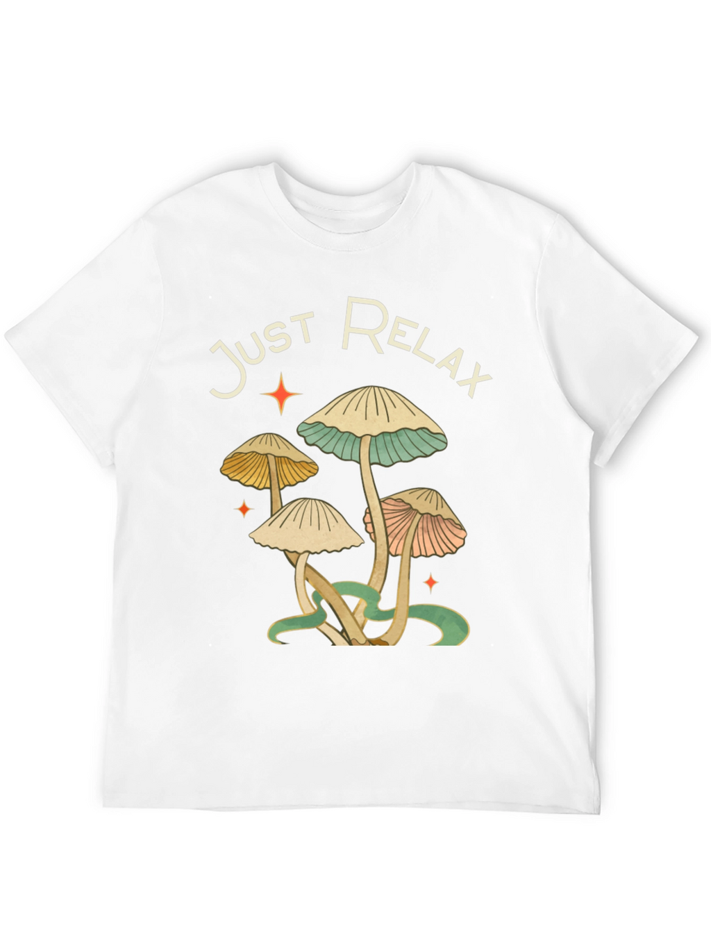 Just Relax Mushroom Graphic Tee