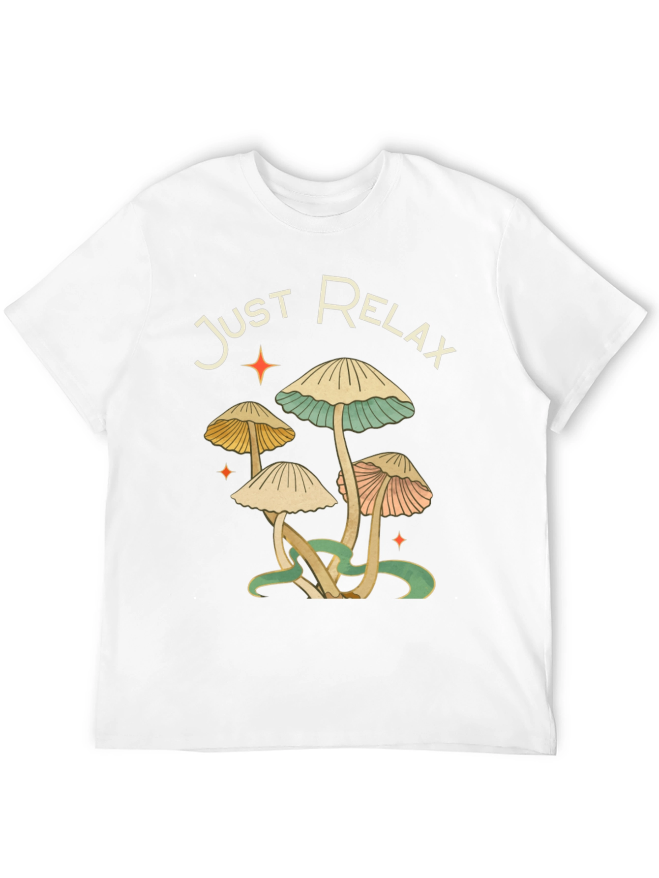 Just Relax Mushroom Graphic Tee