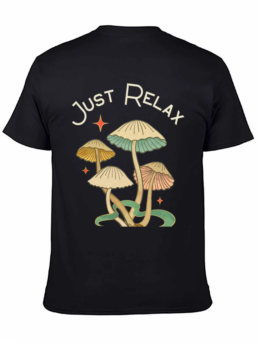 Just Relax Mushroom Graphic Tee