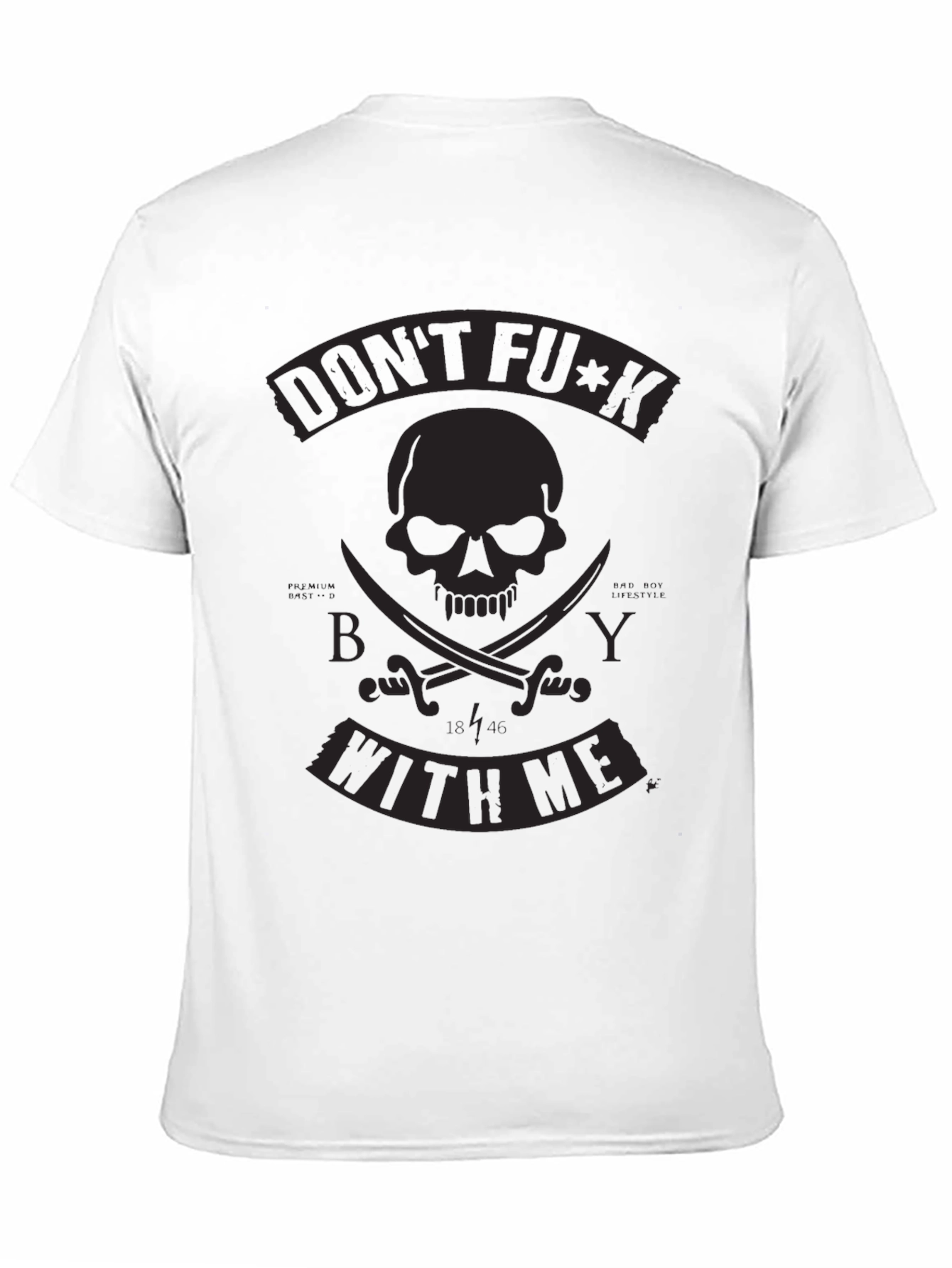 Dont F*ck With Me Pirate Skull T-Shirt