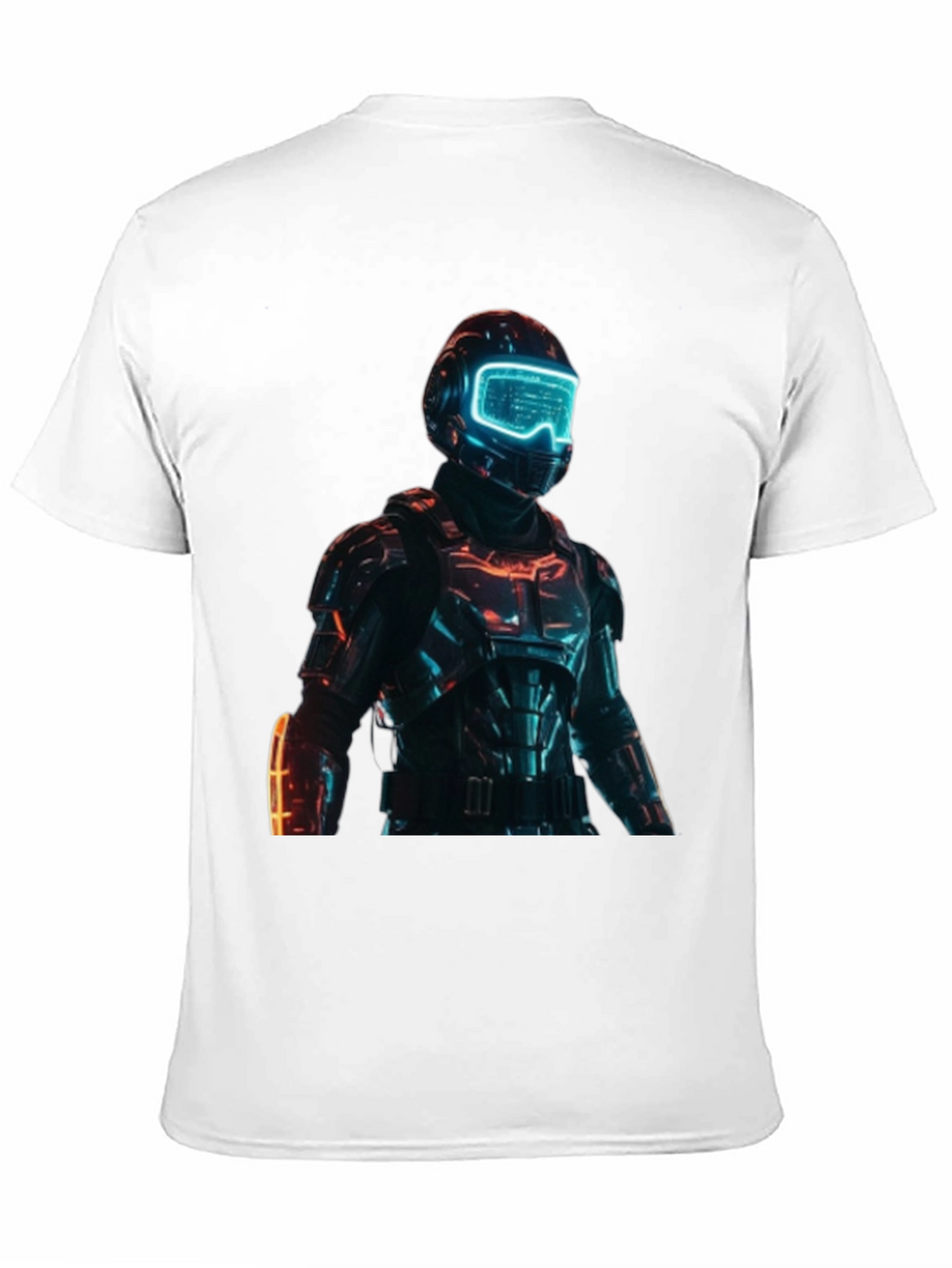 Sci-Fi Armor T-Shirt - Futuristic Design