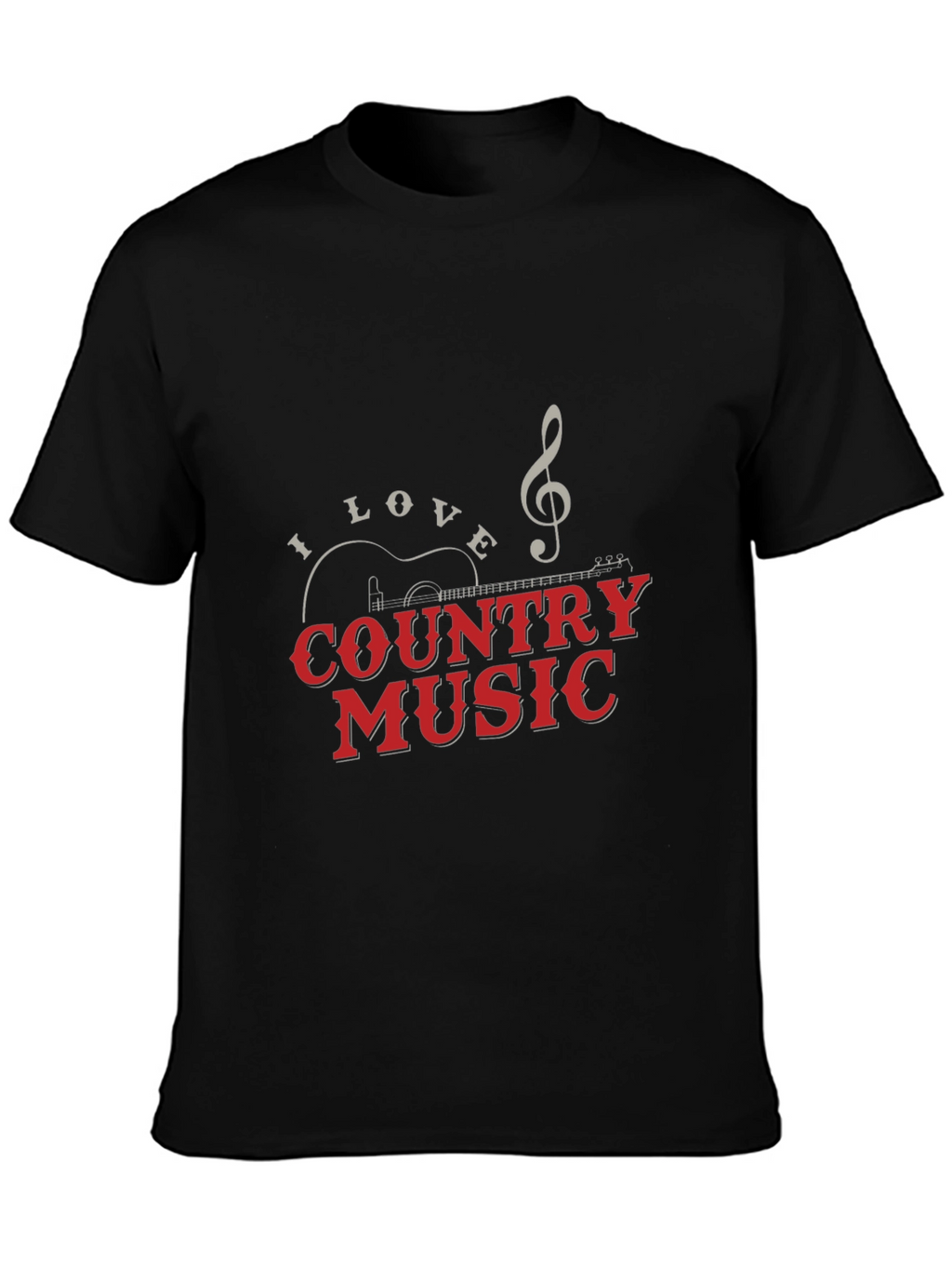 Country Music Graphic Tee - Black