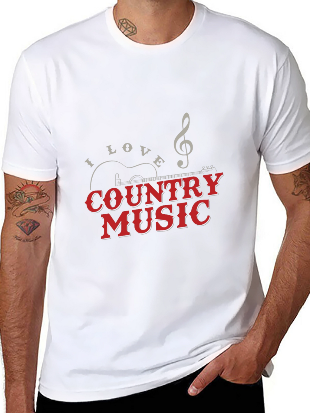 Country Music Graphic Tee - Black