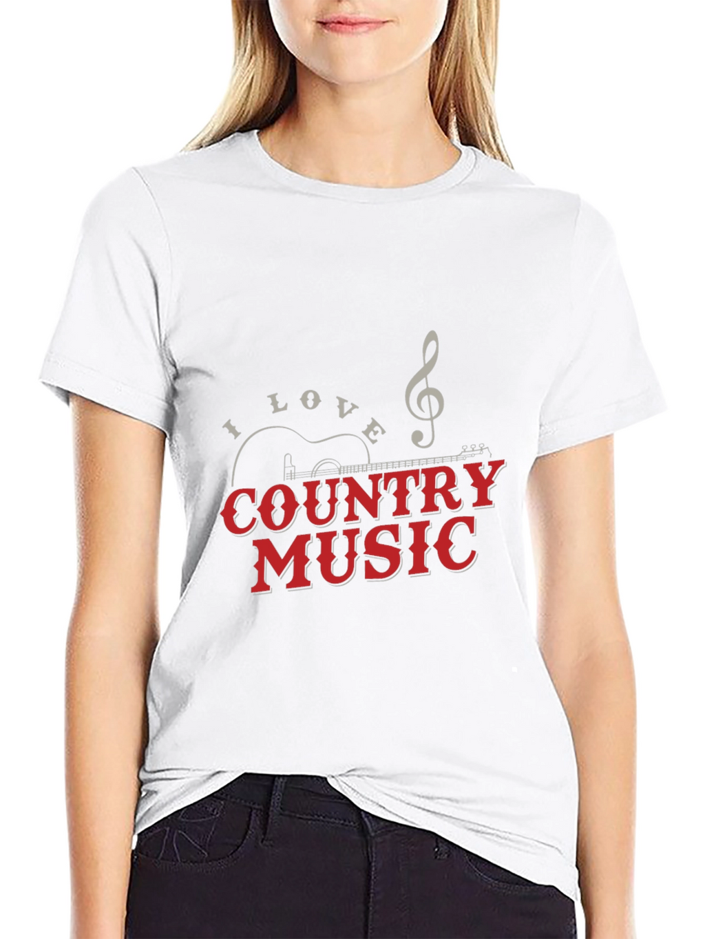 Country Music Graphic Tee - Black
