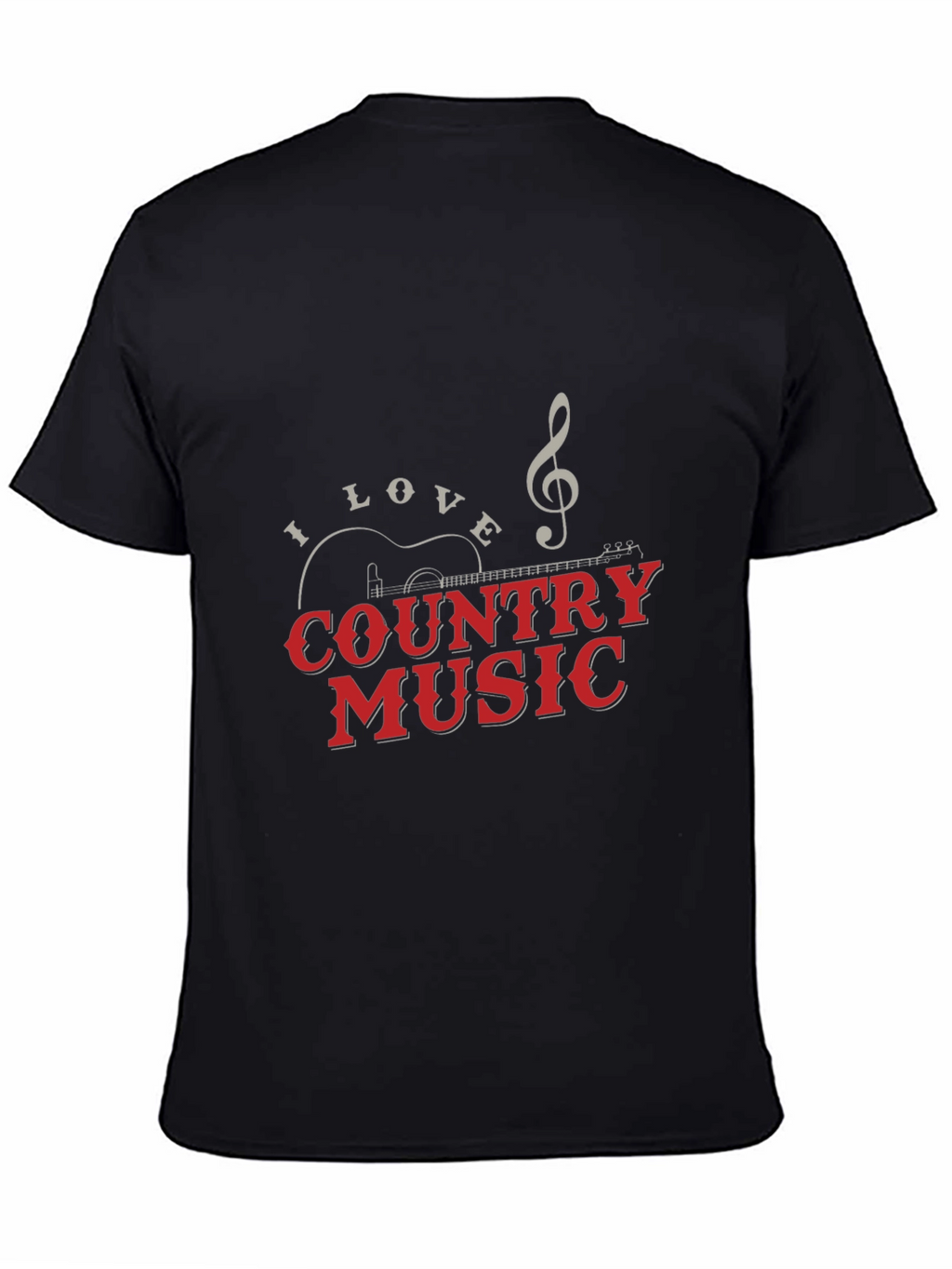 Country Music Graphic Tee - Black