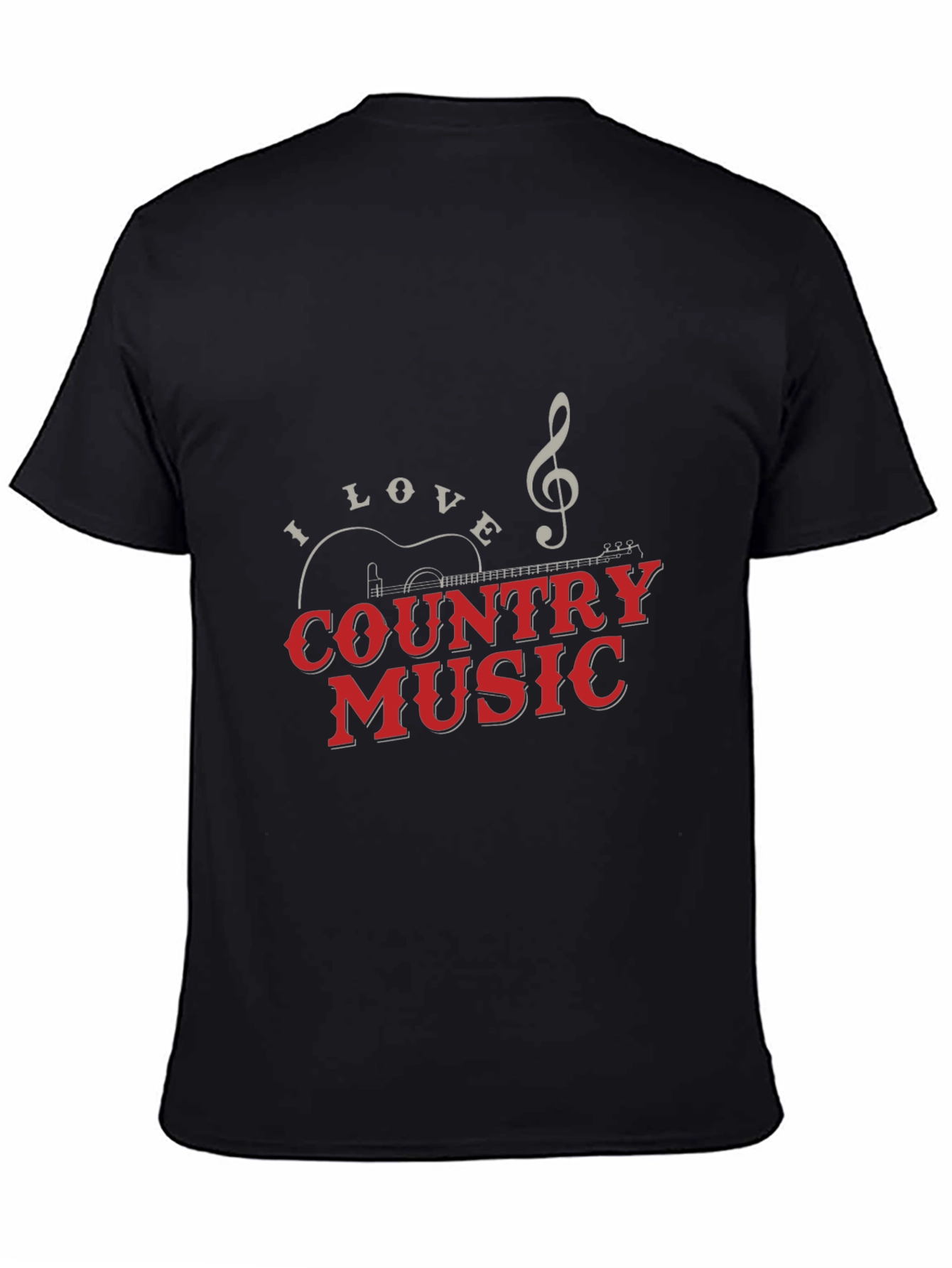 Country Music Graphic Tee - Black