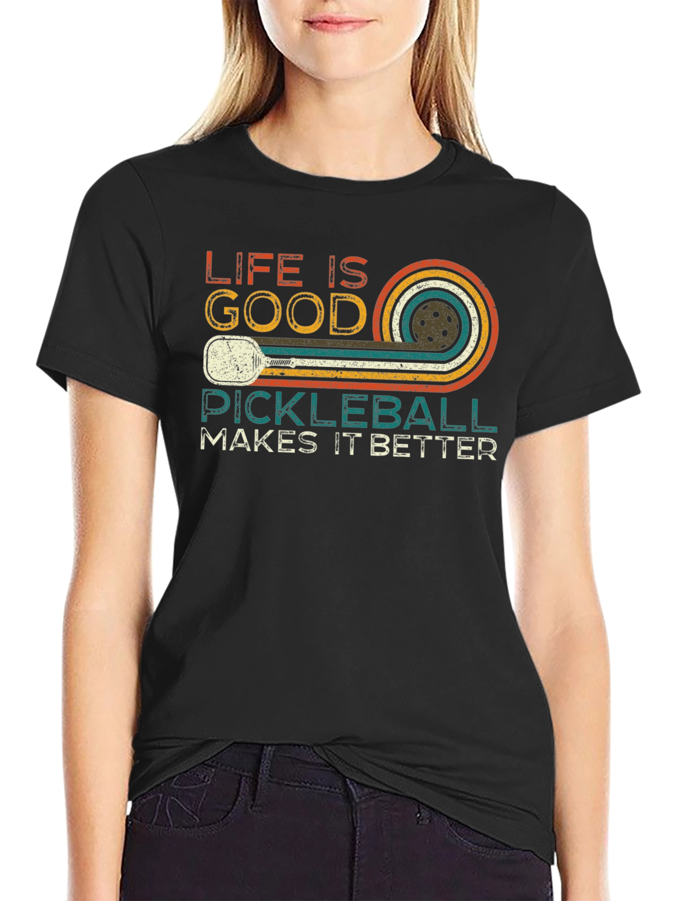 Life is Good Pickleball T-Shirt