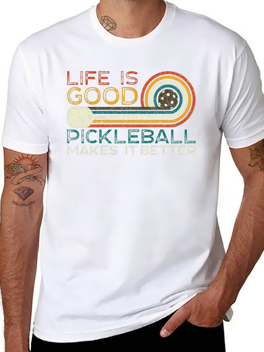 Life is Good Pickleball T-Shirt