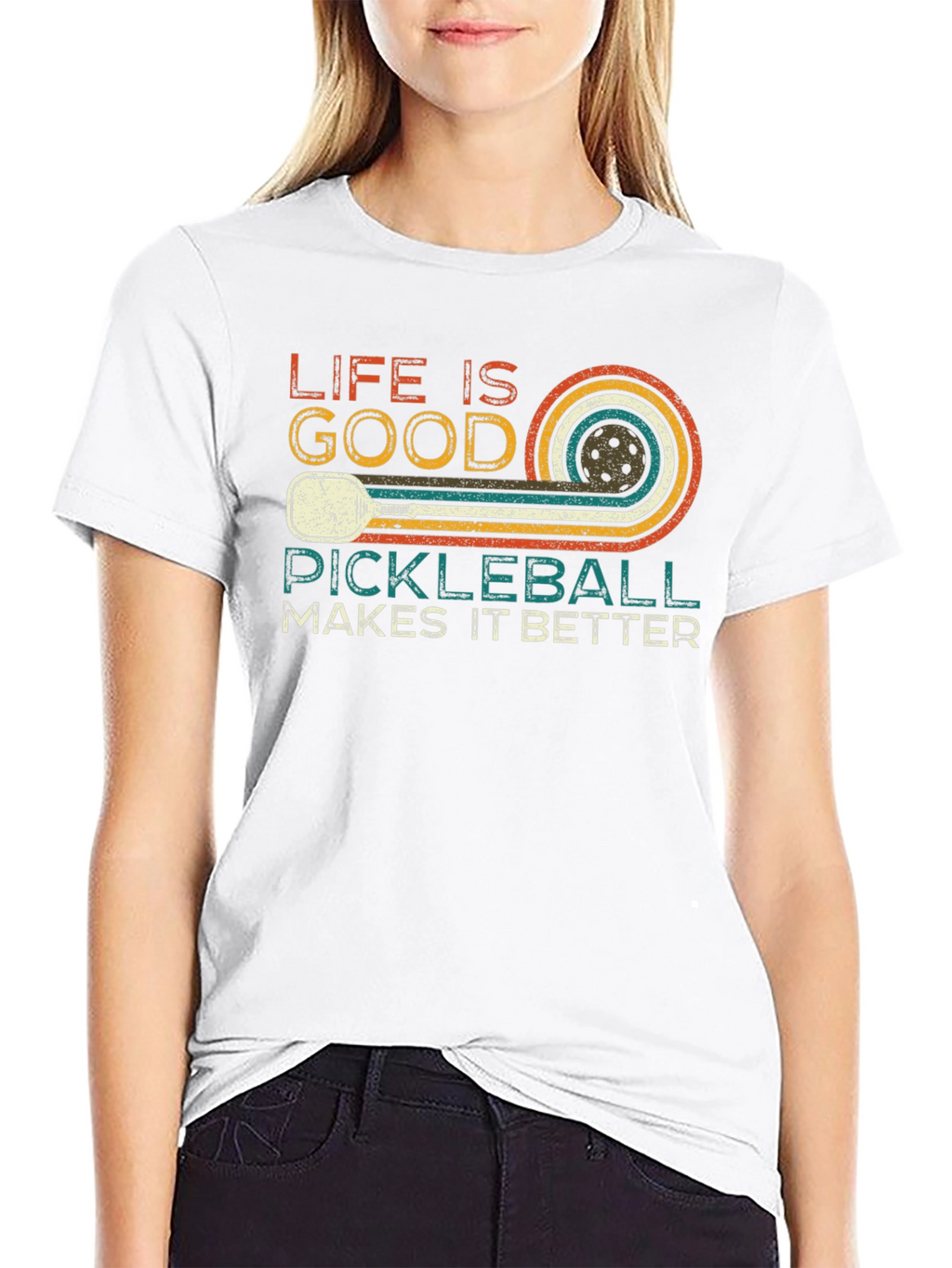 Life is Good Pickleball T-Shirt