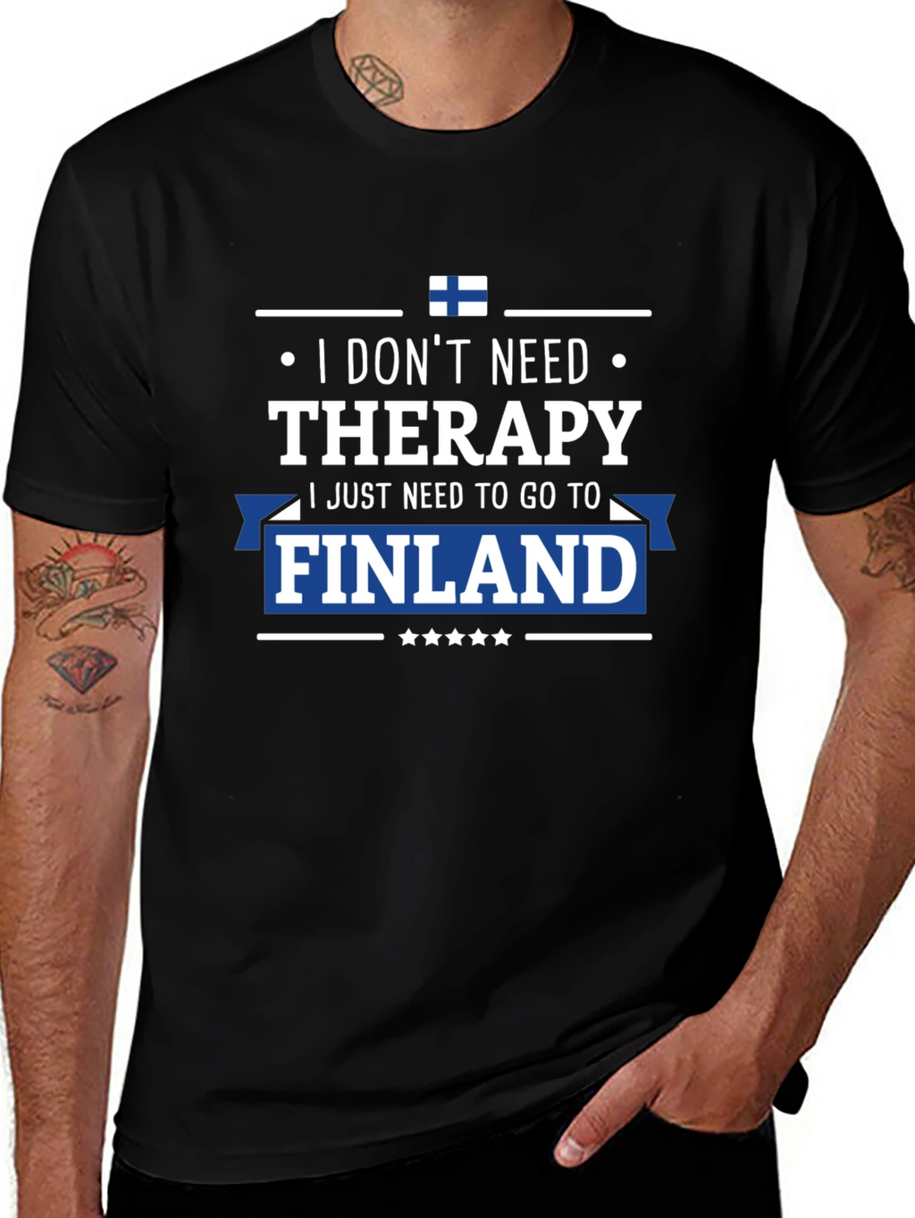 Finland Therapy Graphic Tee