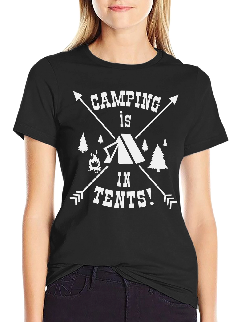 Camping in Tents Graphic Tee - Unisex