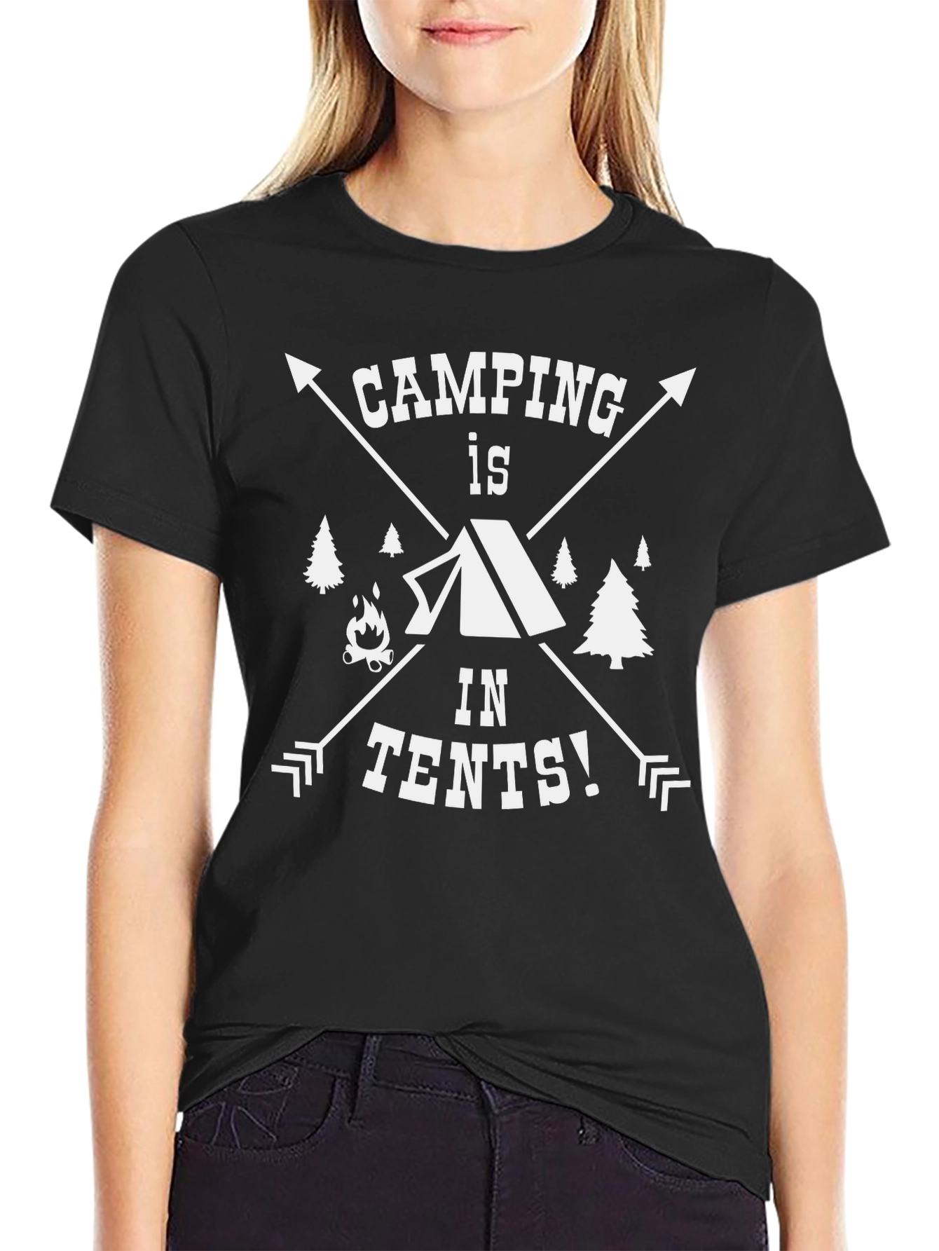 Camping in Tents Graphic Tee - Unisex