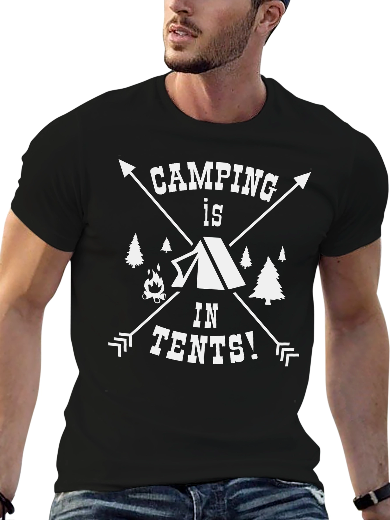 Camping in Tents Graphic Tee - Unisex