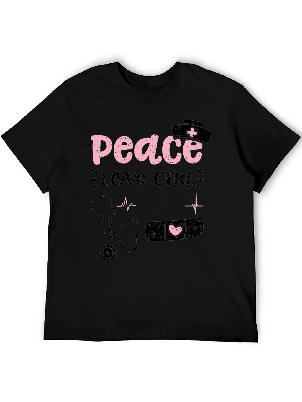 Peace Love CNA T-Shirt Nurse Apparel