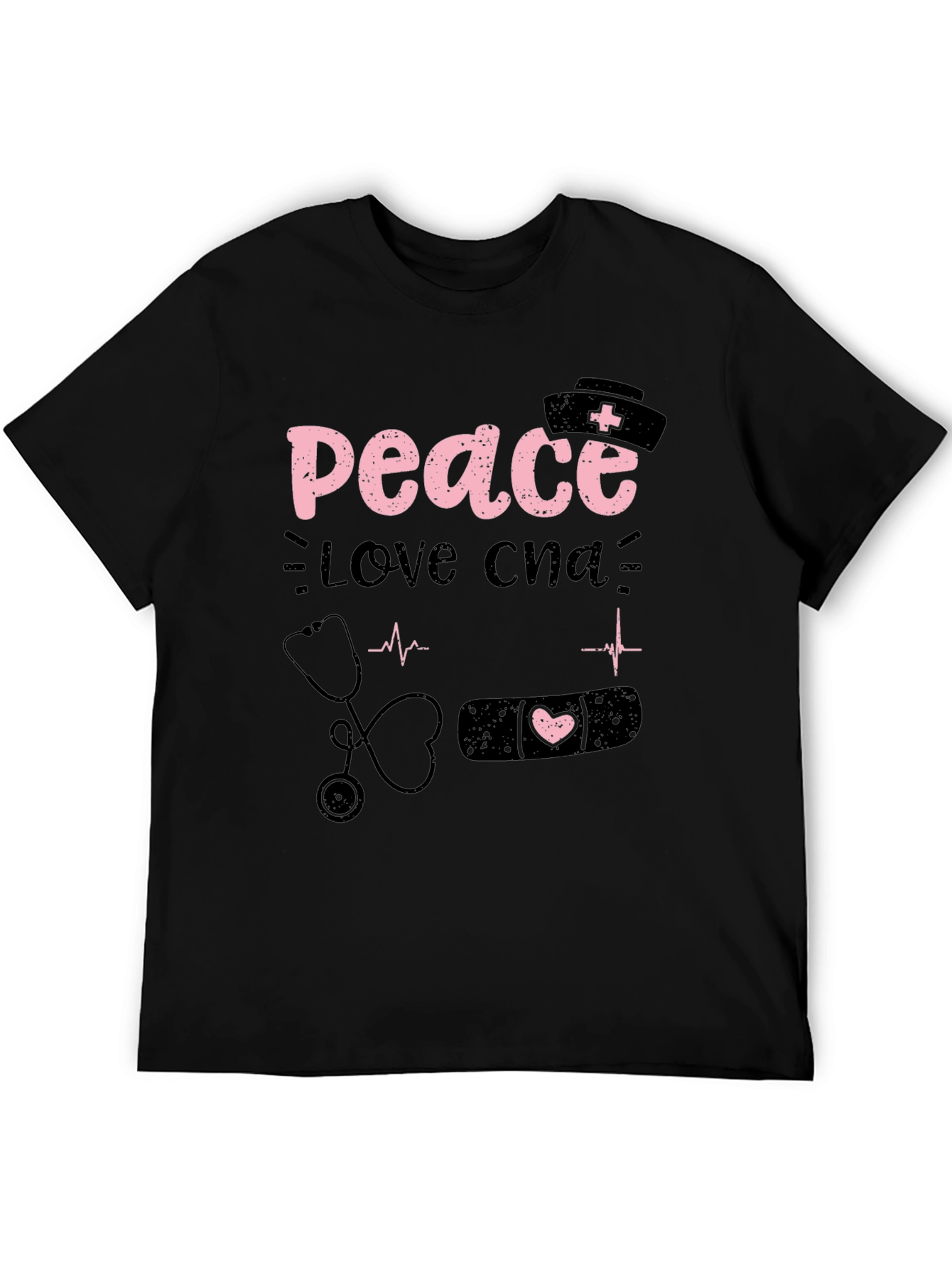 Peace Love CNA T-Shirt Nurse Apparel
