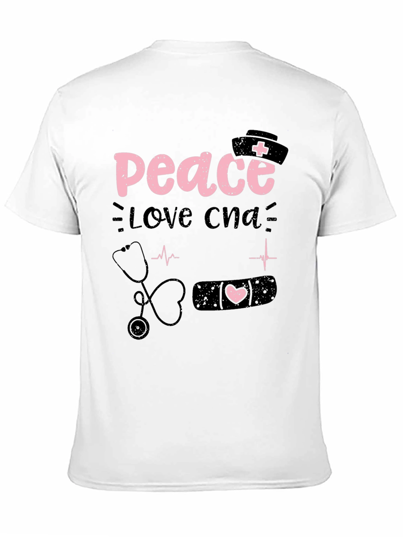 Peace Love CNA T-Shirt Nurse Apparel