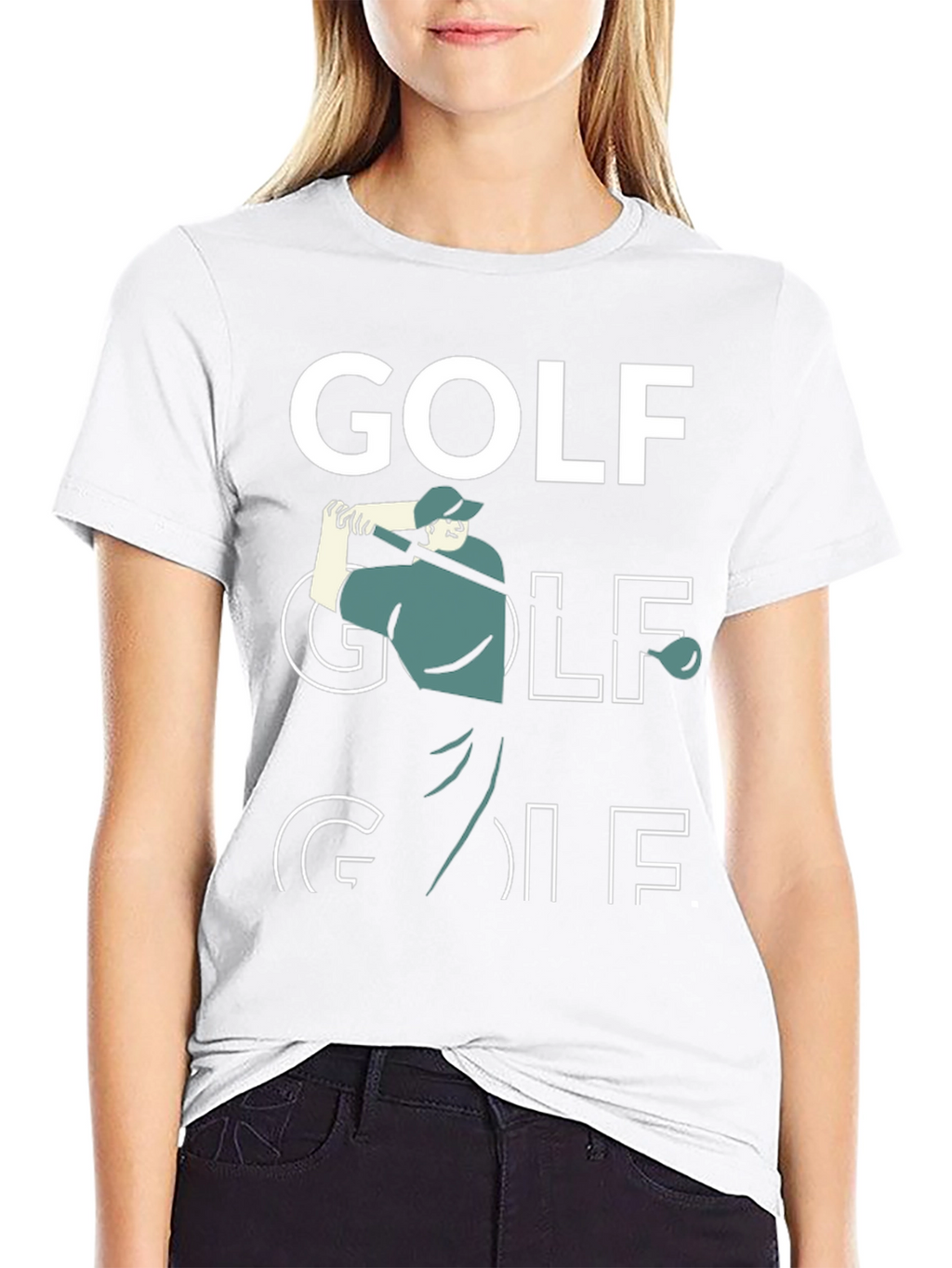 Golf Graphic T-Shirt - Black Tee