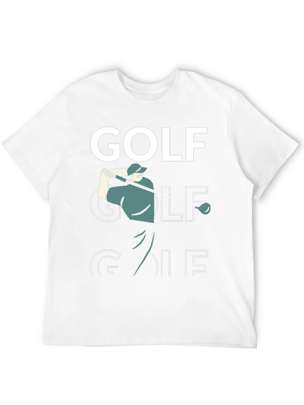 Golf Graphic T-Shirt - Black Tee