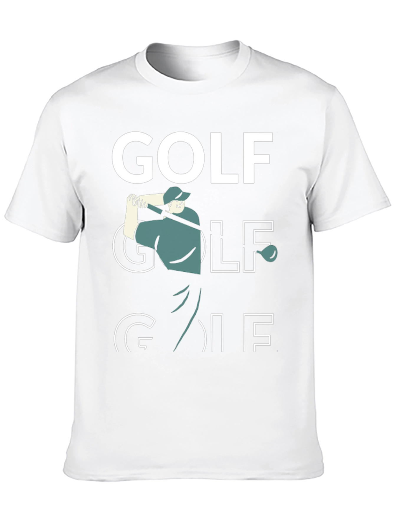 Golf Graphic T-Shirt - Black Tee