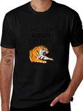 Human Costume Tiger Graphic T-Shirt