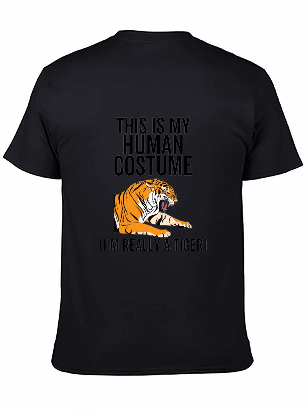 Human Costume Tiger Graphic T-Shirt