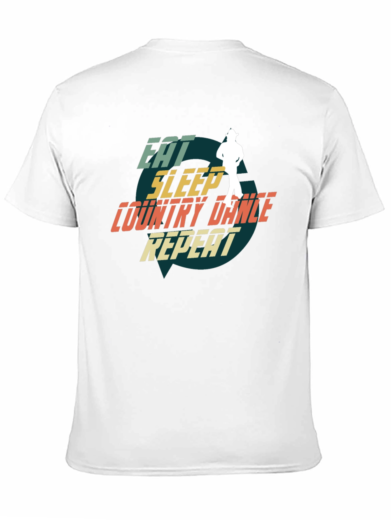 Eat Sleep Country Dance Repeat Graphic Tee
