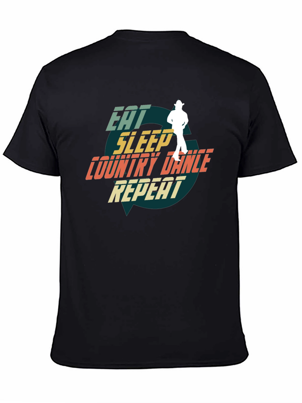 Eat Sleep Country Dance Repeat Graphic Tee