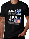 Hip Hop Easter Bunny Graphic T-Shirt