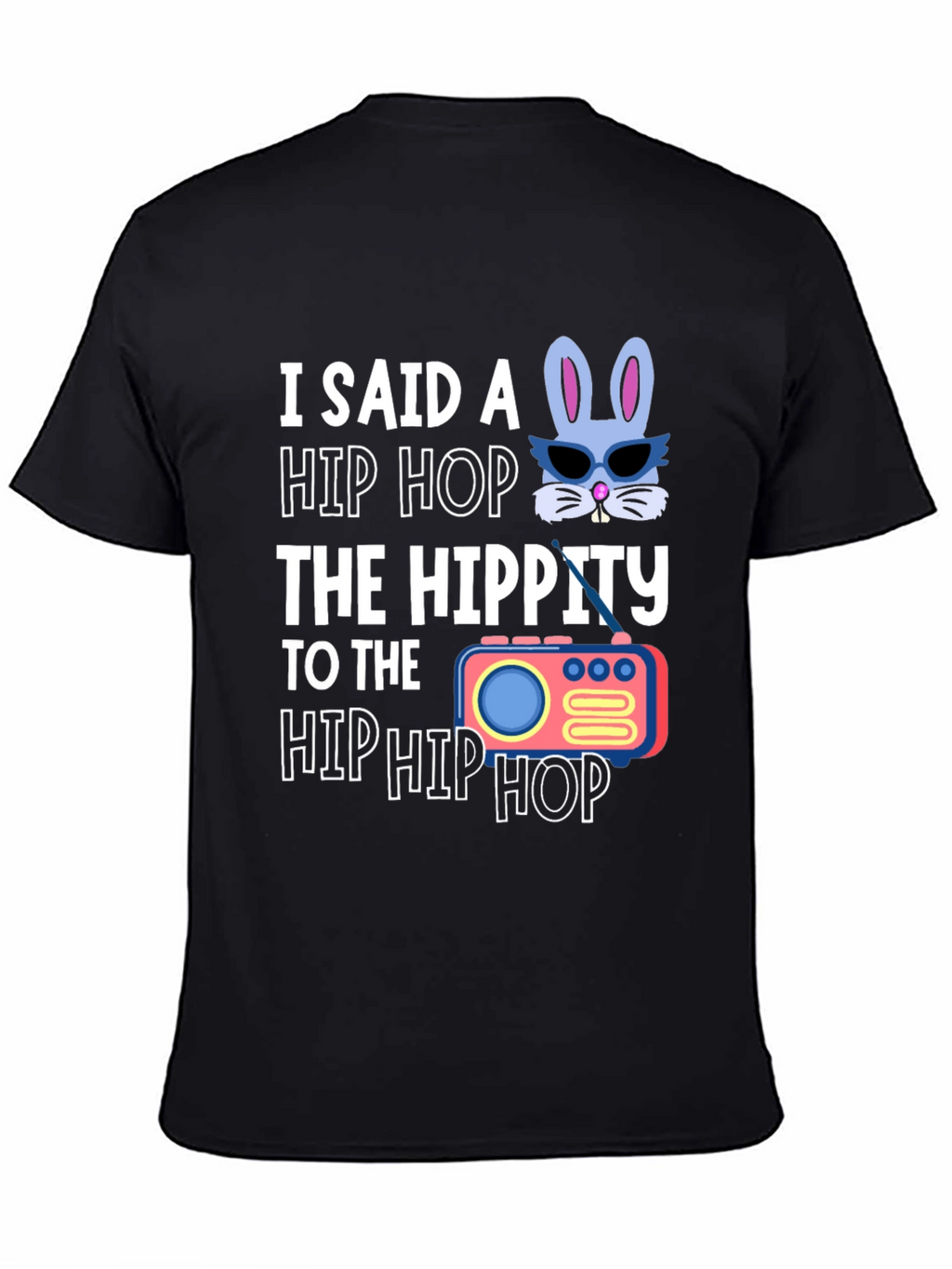 Hip Hop Easter Bunny Graphic T-Shirt