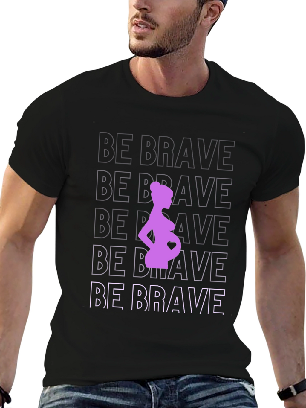 Be Brave Maternity T-Shirt