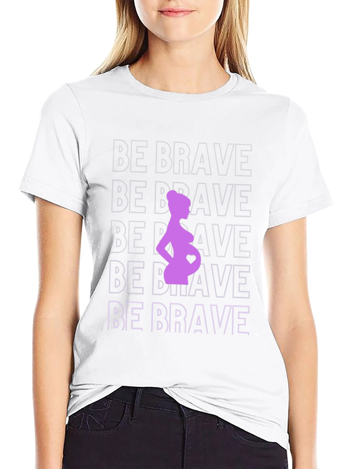 Be Brave Maternity T-Shirt