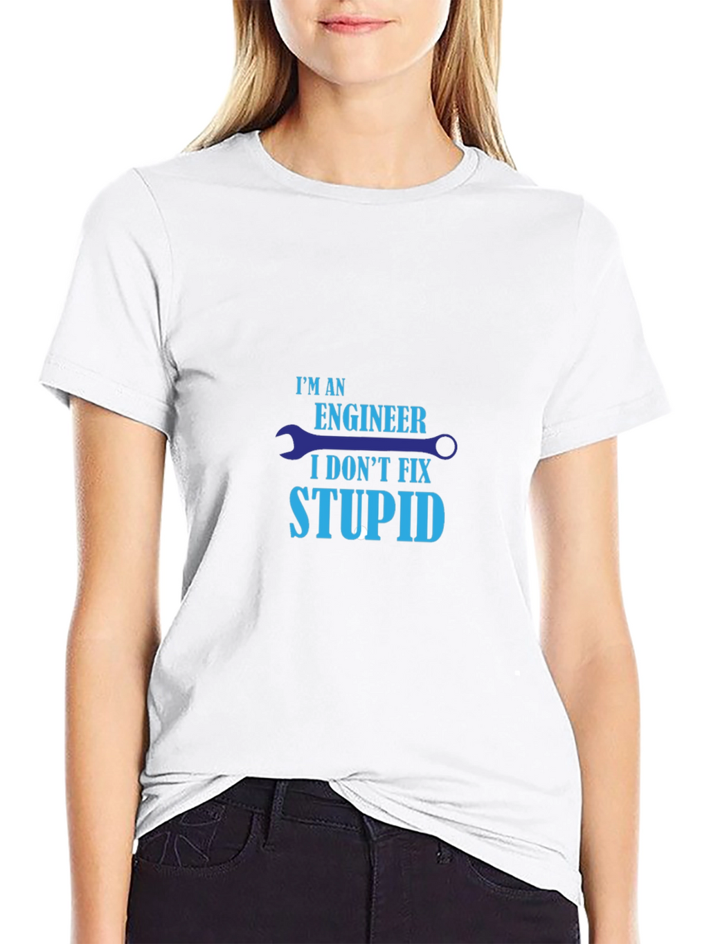 Engineer Humor T-Shirt - I Dont Fix Stupid