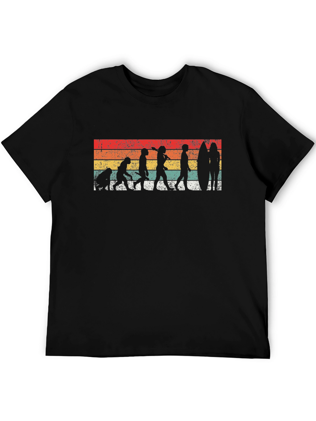 Surfing Evolution Graphic Tee