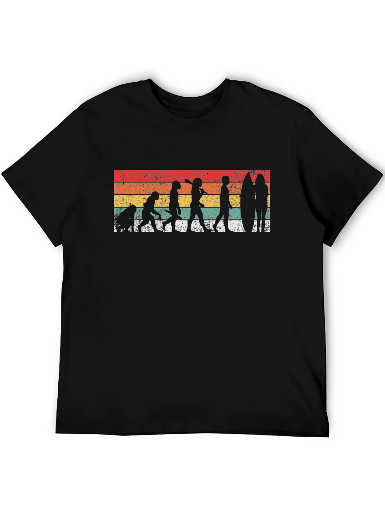 Surfing Evolution Graphic Tee
