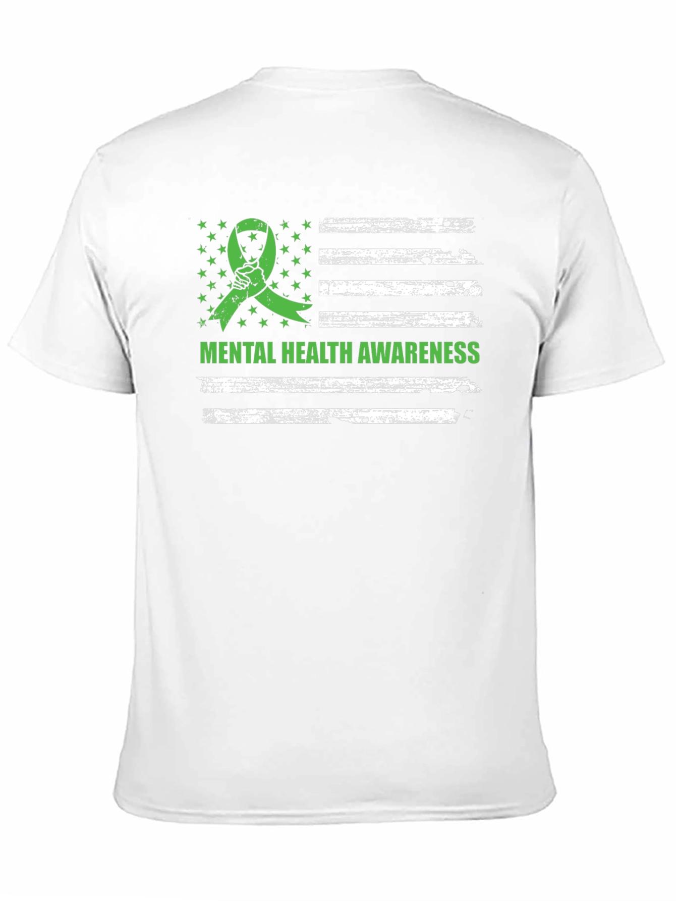 Mental Health Awareness Flag Graphic T-Shirt