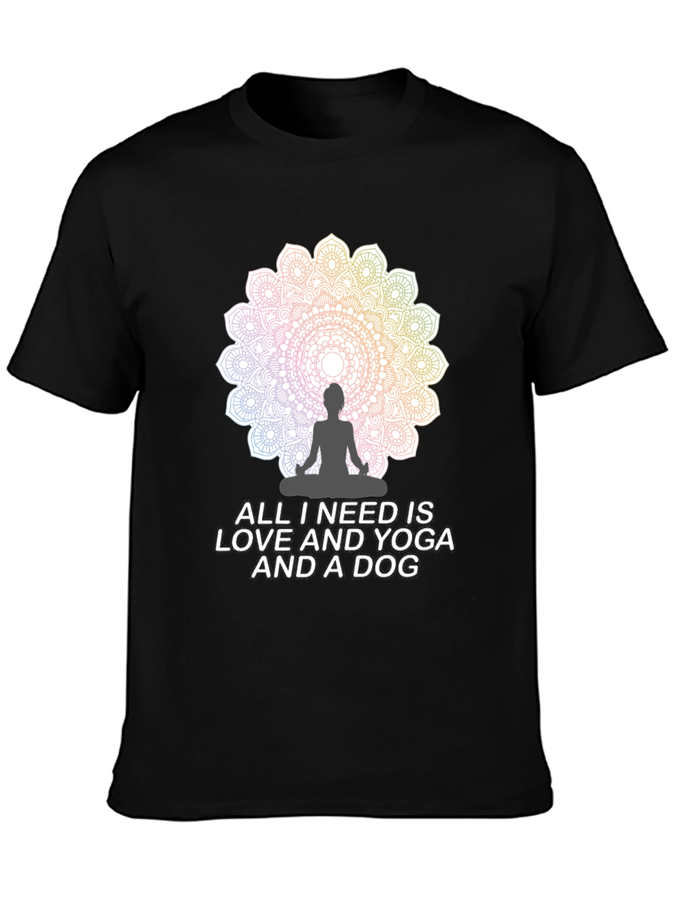 Love Yoga and Dog T-Shirt