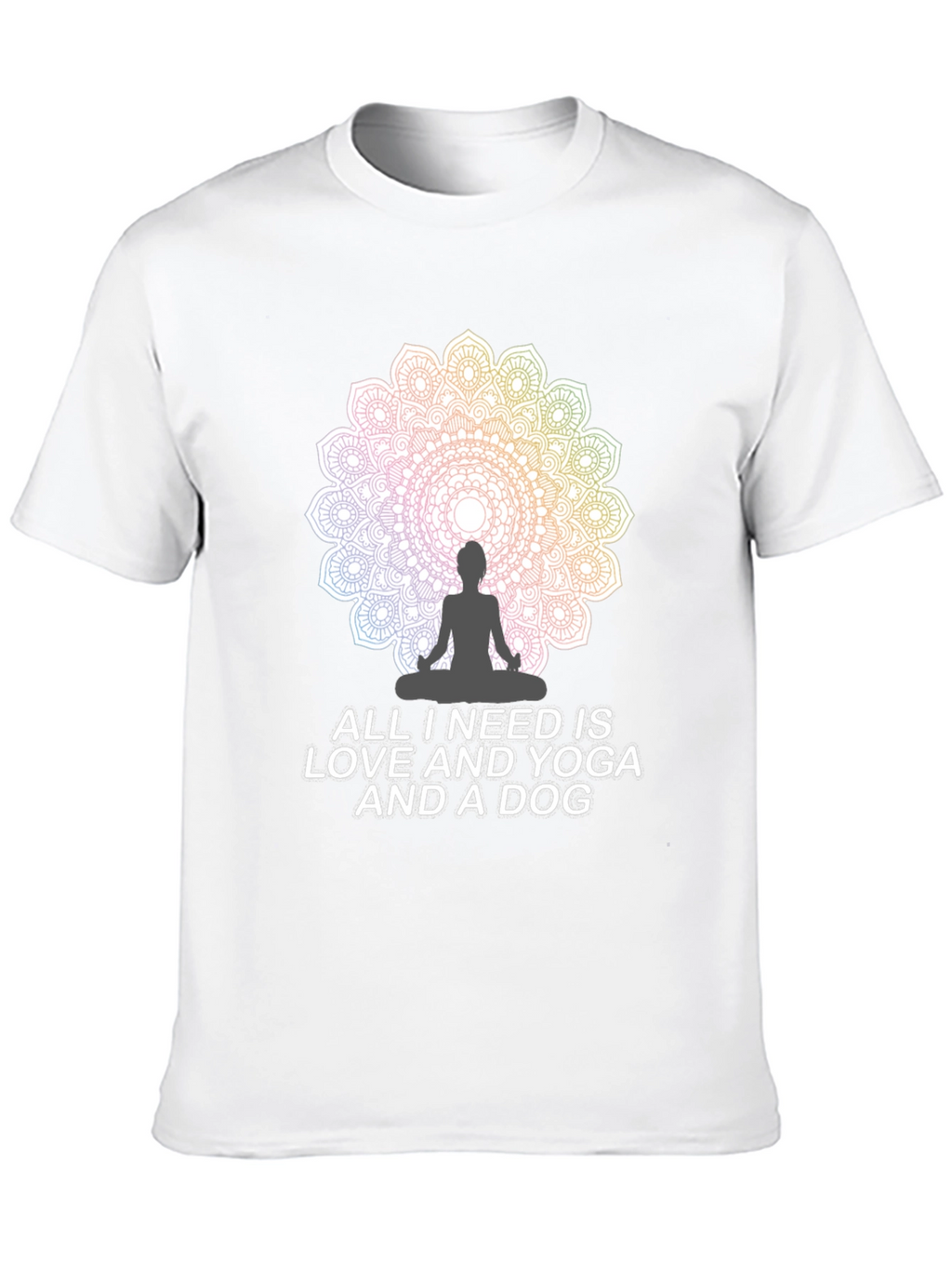 Love Yoga and Dog T-Shirt