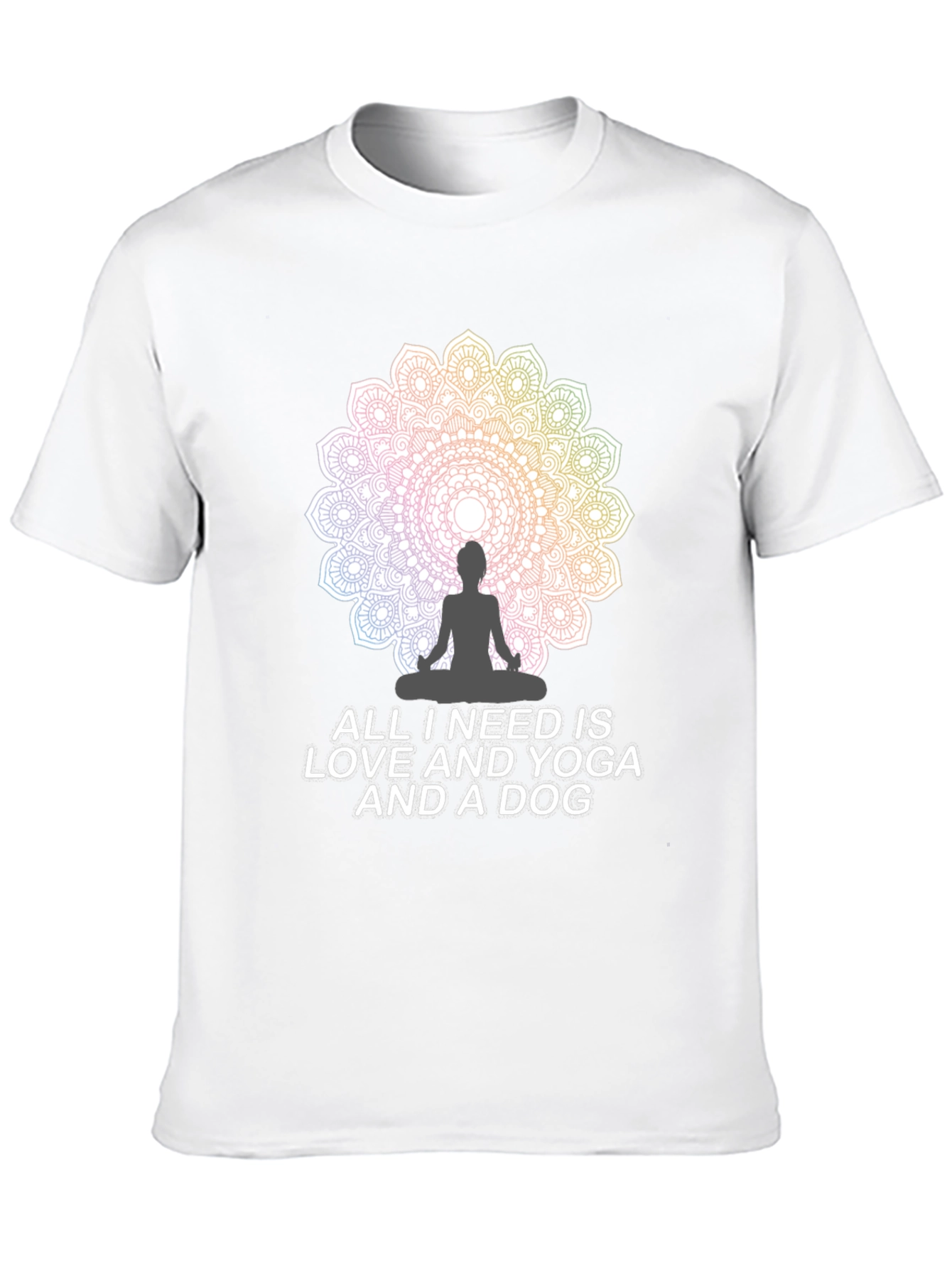 Love Yoga and Dog T-Shirt