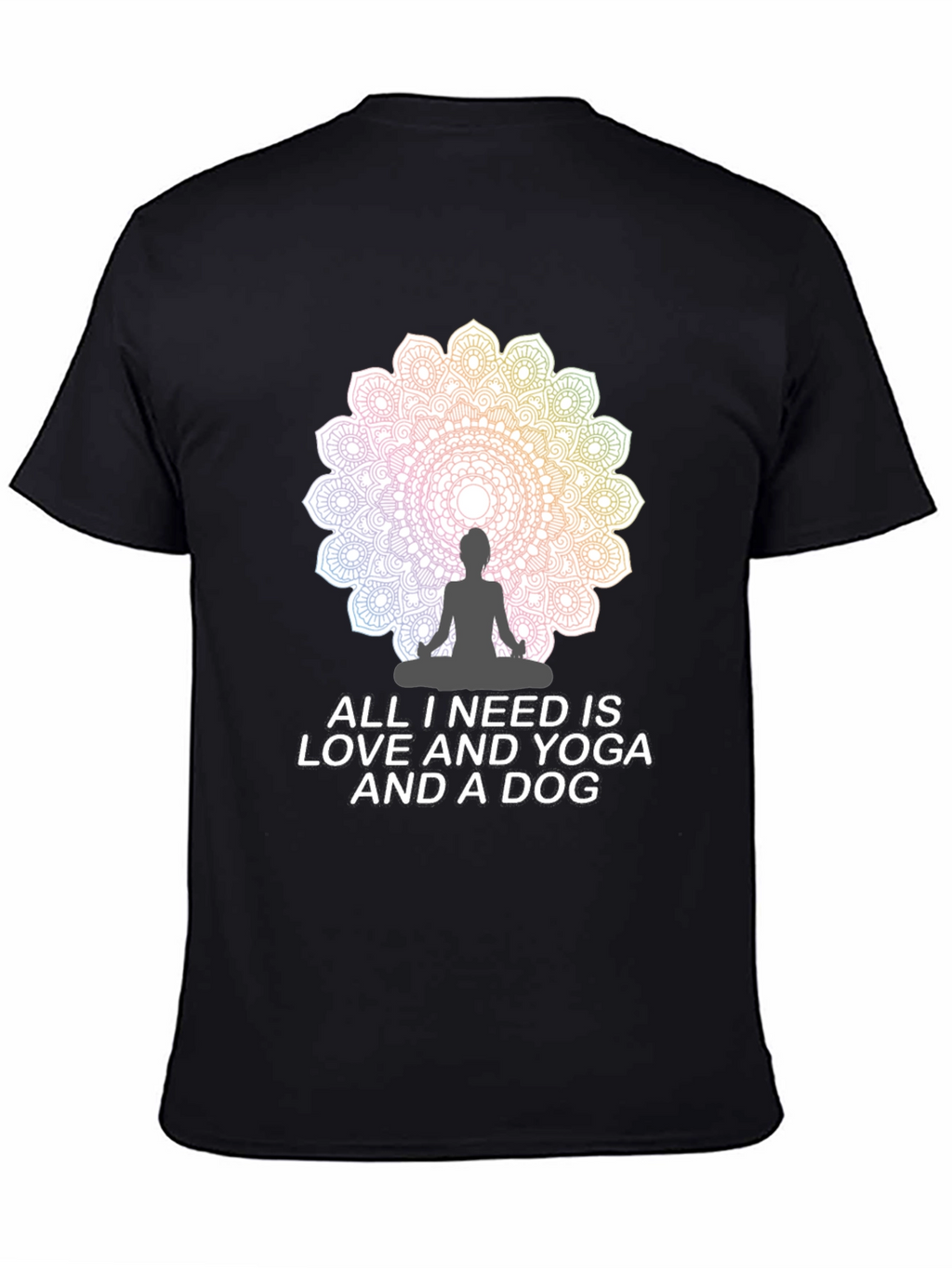 Love Yoga and Dog T-Shirt