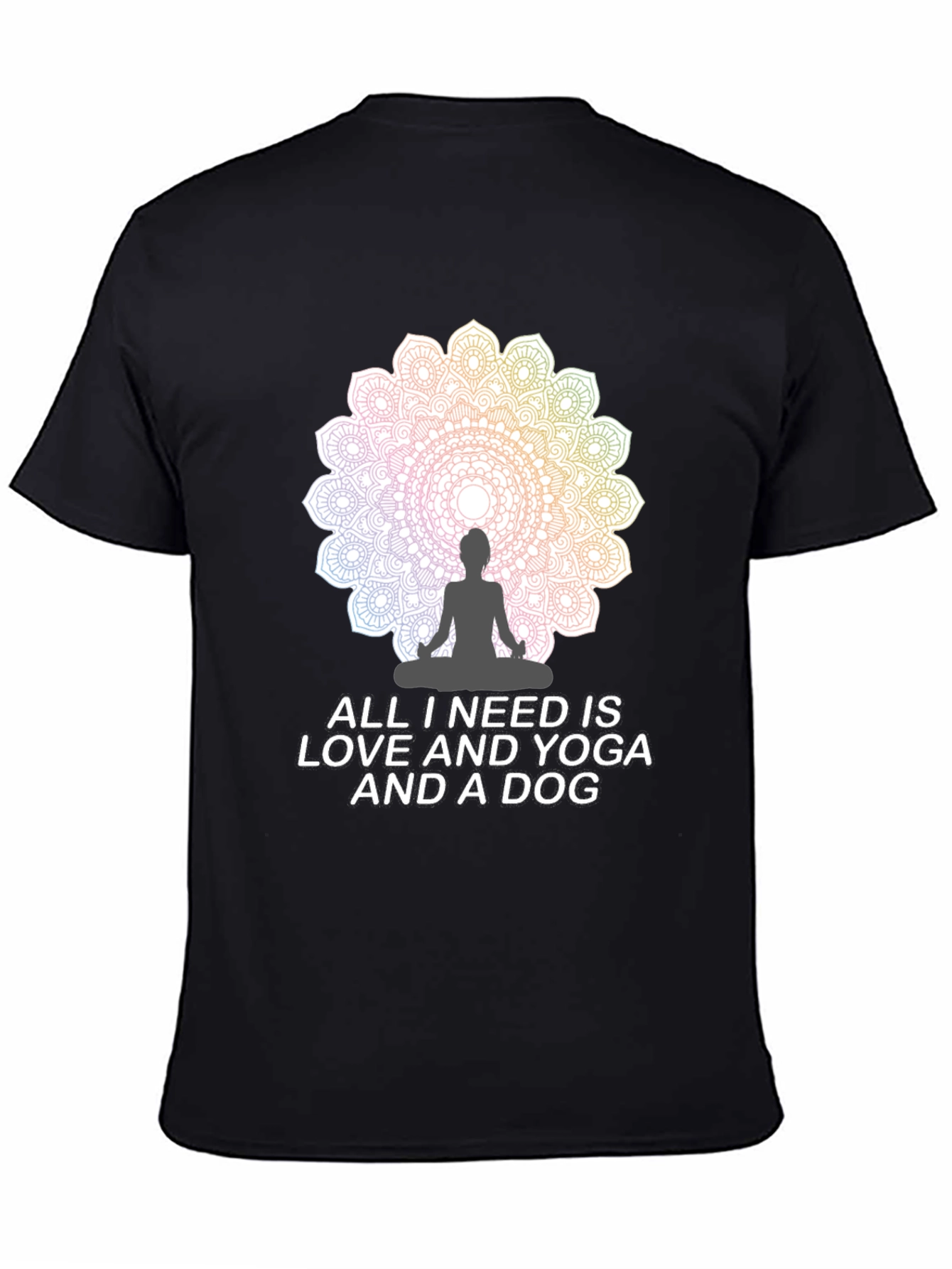 Love Yoga and Dog T-Shirt