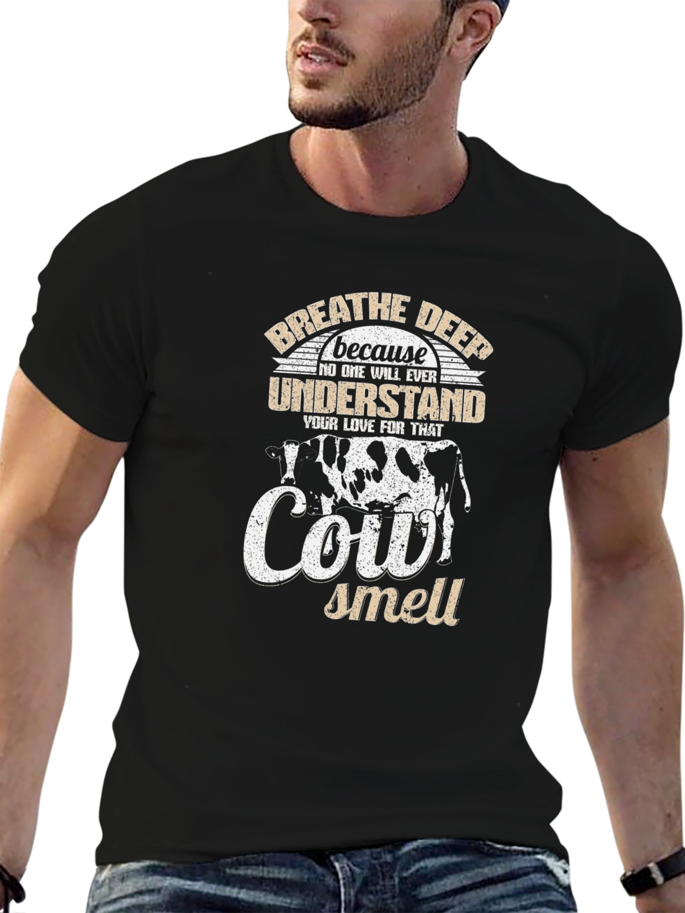 Cow Smell Graphic T-Shirt