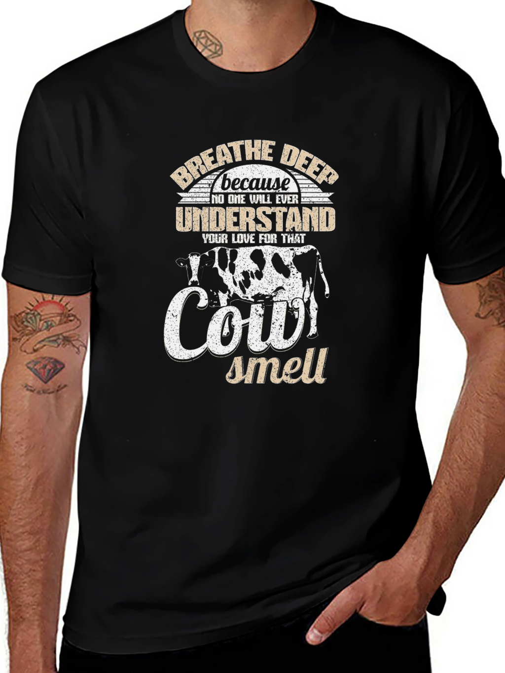 Cow Smell Graphic T-Shirt